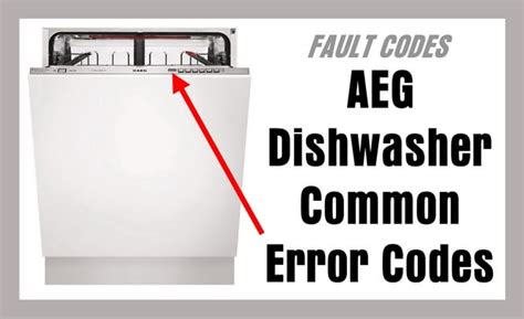 Kitchen Appliance Fault Codes Fault codes or error codes for appliances including washing machines, washer dryers, cookers, dishwashers and fridges. . Aeg dishwasher error code 44